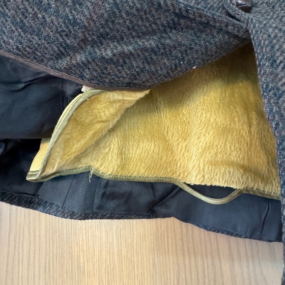 Vintage Jacobson's Wool Plaid Pea Coat Removable Liner Button Front / 4T - Picture 4 of 16